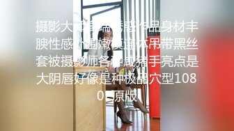 摄影大师高端诱惑作品身材丰腴性感外围嫩模连体吊带黑丝套被摄影师各种咸猪手亮点是大阴唇好像是种极品穴型1080P原版