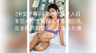 (中文字幕)河原の物陰で人目を忍んで生着替えする美巨乳女を偶然目撃してしまった僕は…3