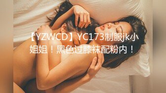 【YZWCD】YC173制服jk小姐姐！黑色过膝袜配粉内！